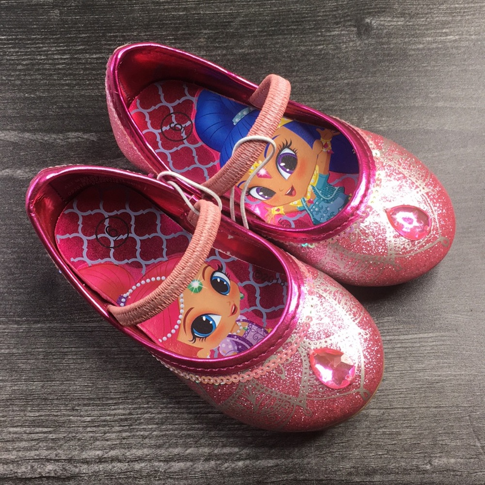🐙 Shimmer And Shine Jeweled Ballet Flats